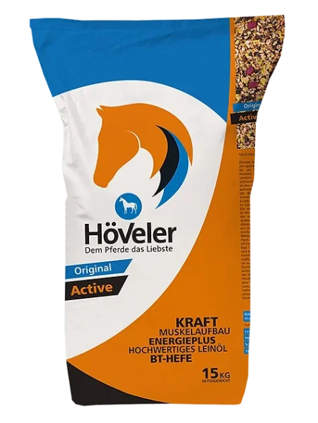  מוזלי - מיקס לסוסים אקטיביים HOVELER ACTIVE 15KG